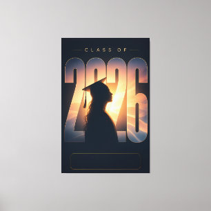 Nombre Personalizado Clase de 2026 Arte de Graduac