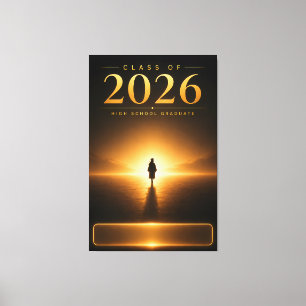 Nombre Personalizado Clase de 2026 Arte de Graduac