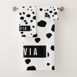 Nombre personalizado clásico Patrón de impresión d