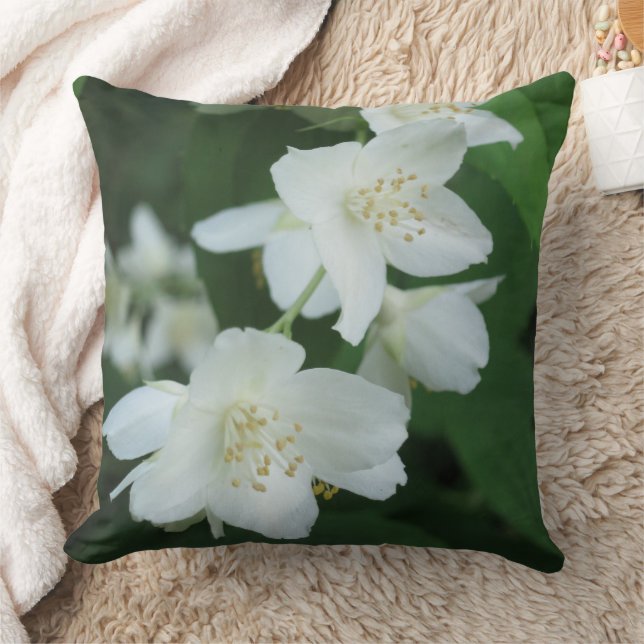 Nombre personalizado Cojín decorativo de flores de (Manta)