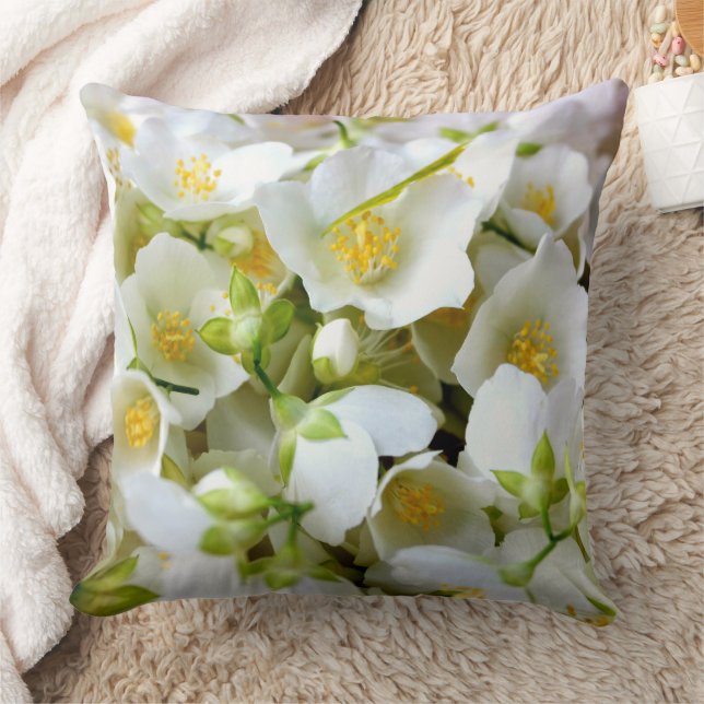 Nombre personalizado Cojín decorativo de flores de (Manta)