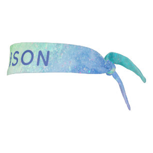 Nombre personalizado Color Explosión Tie Headband