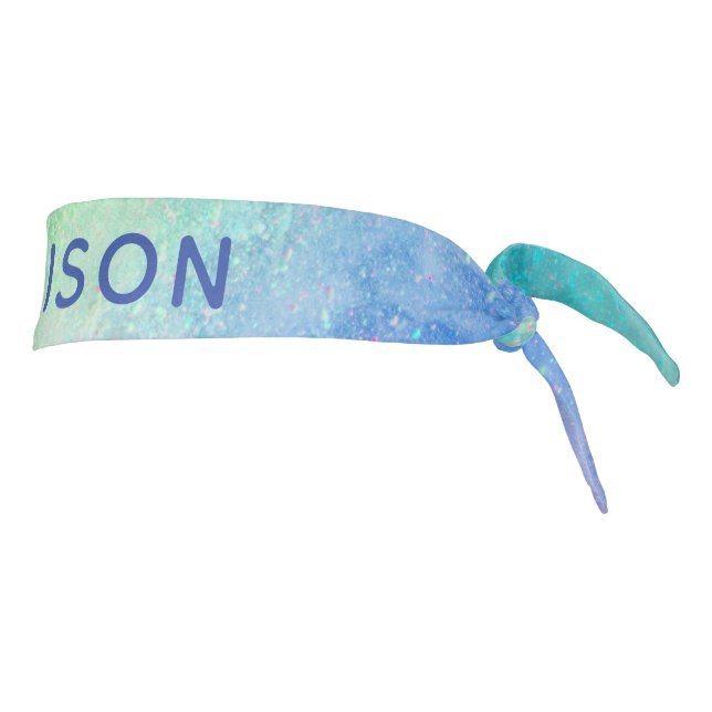 Nombre personalizado Color Explosión Tie Headband (Girar 90)