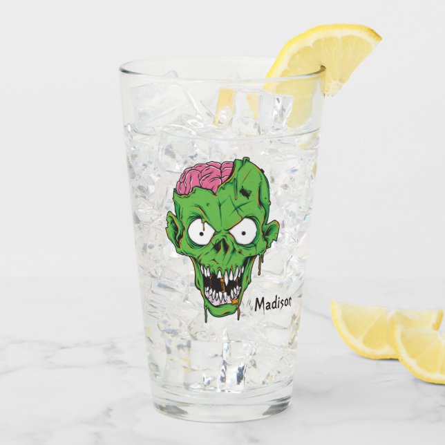 Nombre personalizado Cristal de pinza Zombie (Reverso (hielo))