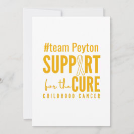 nombre personalizado de cáncer infantil Tarjetas d