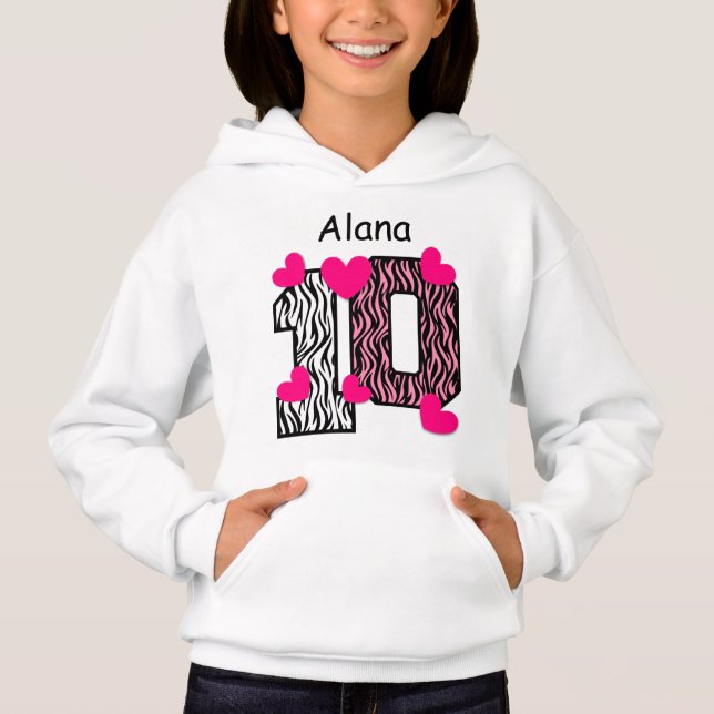 Nombre personalizado de Cebra Rosa V025A7 (Anverso)