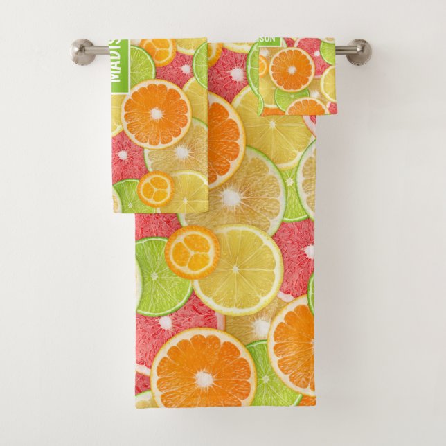 Nombre personalizado de Citrus colorido (In situ)