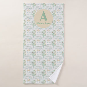 Nombre personalizado de color de agua del bebé del