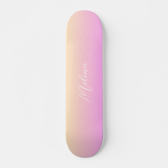 nombre personalizado de degradado Skateboard (Anverso )