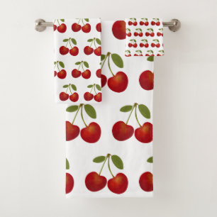 Nombre personalizado de fruta de cerezas rojas