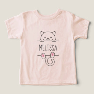 Nombre personalizado de gato blanco