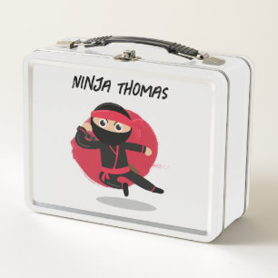 Nombre personalizado de guerrero de Ninja negro y 