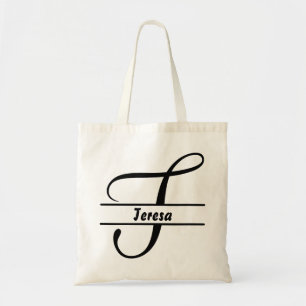 nombre personalizado de la bolsa de té, letra pers