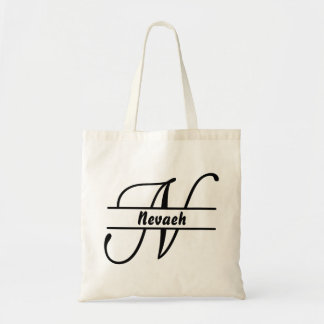 nombre personalizado de la bolsa de té, letra pers