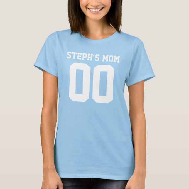 Nombre personalizado de la camiseta de personaliza (Anverso)