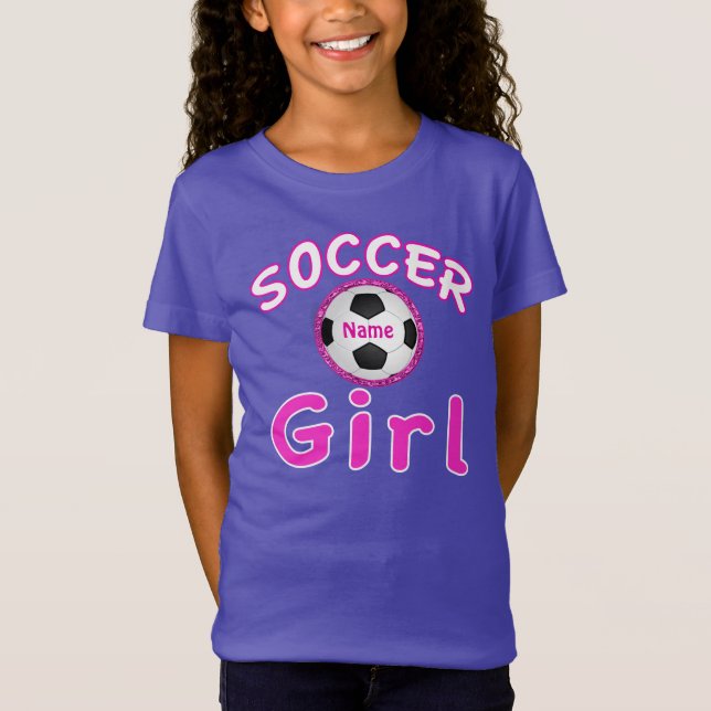 NOMBRE personalizado de la camiseta del chica del (Anverso)