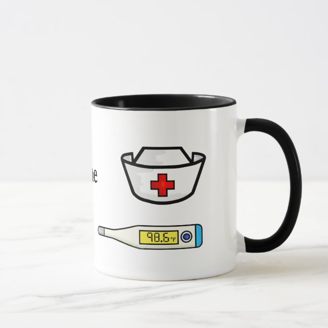 Nombre personalizado de la taza de gráficos médico (Derecha)