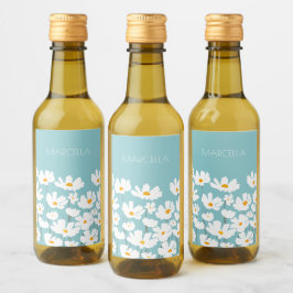 Nombre personalizado de las flores de cosmos blanc