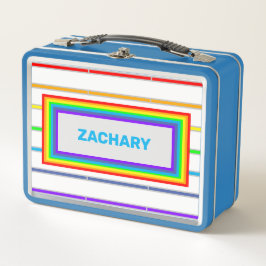 Nombre personalizado de las franjas arcoiris