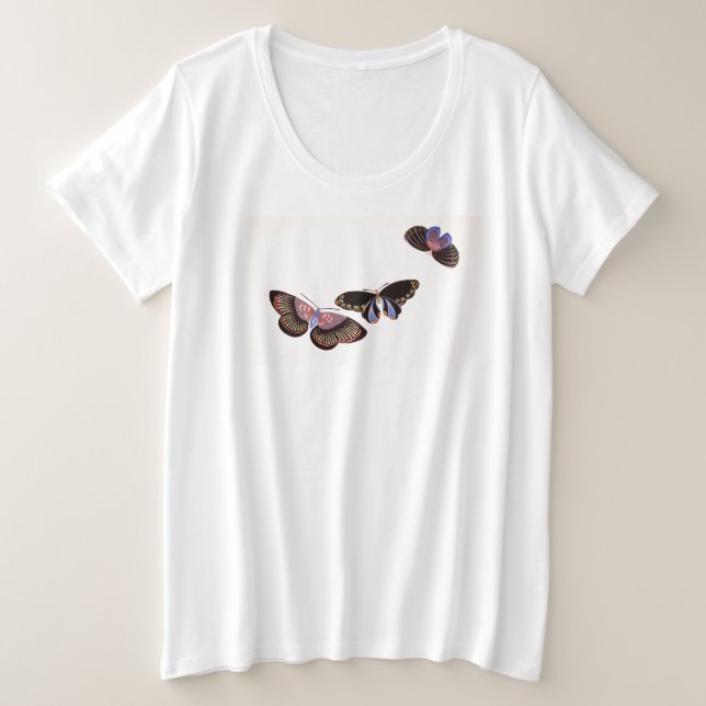 NOMBRE PERSONALIZADO DE LAS MARIPOSAS DE Camisetas (Anverso del diseño)