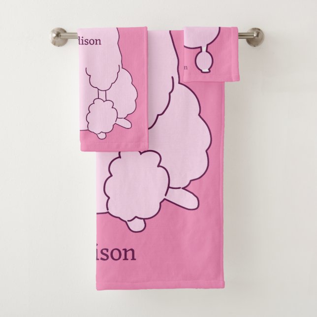 Nombre personalizado de los candados rosados (In situ)
