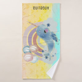 Nombre personalizado de unicornio de mar mágico