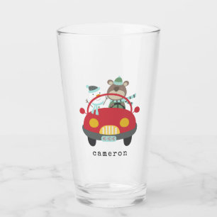 Nombre personalizado del coche rojo de los Navidad