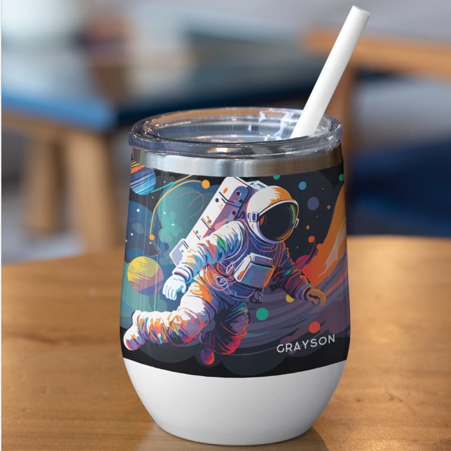 Nombre personalizado del espacio astronauta modern (Subido por el creador)