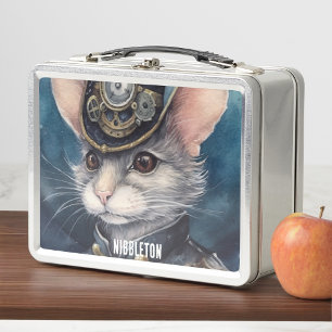Nombre personalizado del gato Nibbleton Steampunk