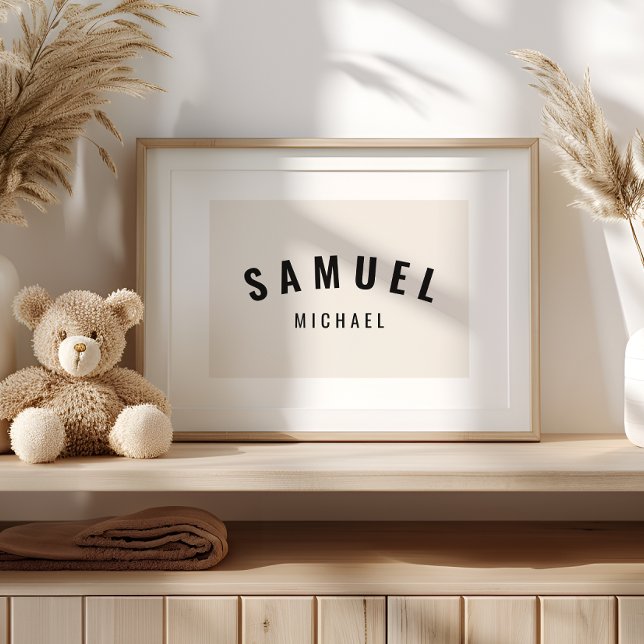 Nombre personalizado del niño bebé Imprimir arte n (Subido por el creador)