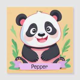 Nombre personalizado del panda del bebé