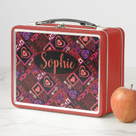 Nombre personalizado del patrón del patrón de amor