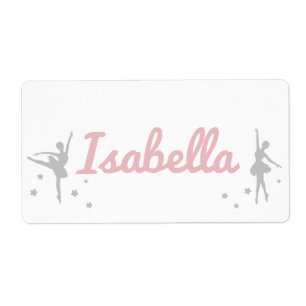 Nombre personalizado del pegatina del bailarín de