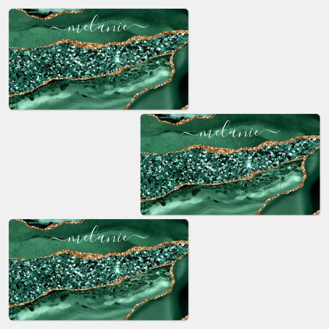 Nombre personalizado del Pegatina del Purpurina de (Grupo)