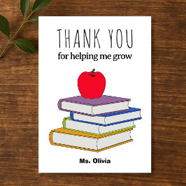 Nombre personalizado del regalo de agradecimiento 