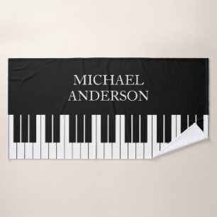 Nombre personalizado del teclado de piano negro