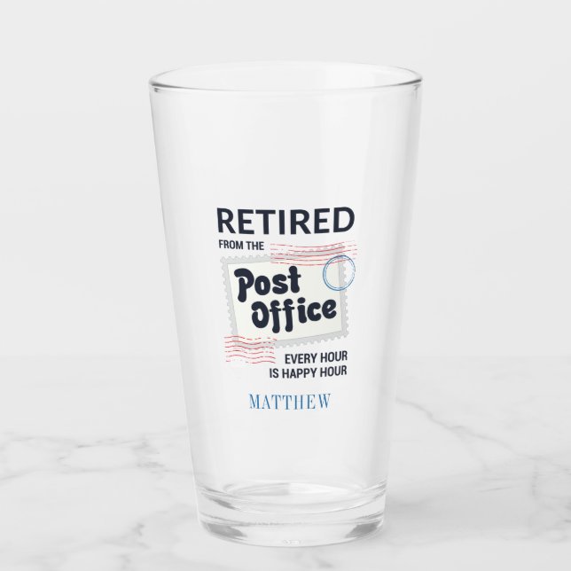 Nombre personalizado del trabajador postal Mailman (Anverso)