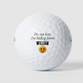 Nombre Personalizado Divertidas Bolas de Golf Perd