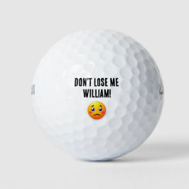 Nombre Personalizado Divertidas Bolas de Golf Perd