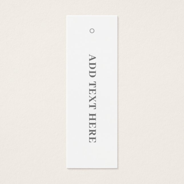 Nombre personalizado Etiqueta de colchón simple de (Frente)