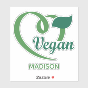 Nombre personalizado Etiquetas veganas