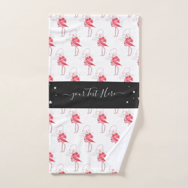 Nombre personalizado Flamingo, Regalos para todos (Toalla de mano)