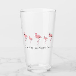Nombre personalizado Flock of Pink Flamingos
