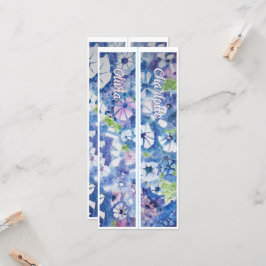 Nombre personalizado Flores singulares Dos marcado