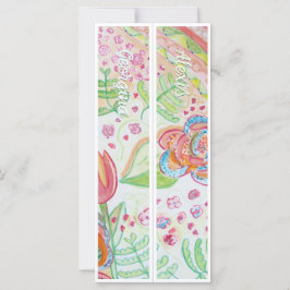 Nombre personalizado Flores singulares Dos marcado