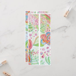 Nombre personalizado Flores singulares Dos marcado