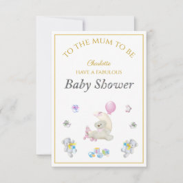 Nombre personalizado Fox globos flotantes Baby Sho