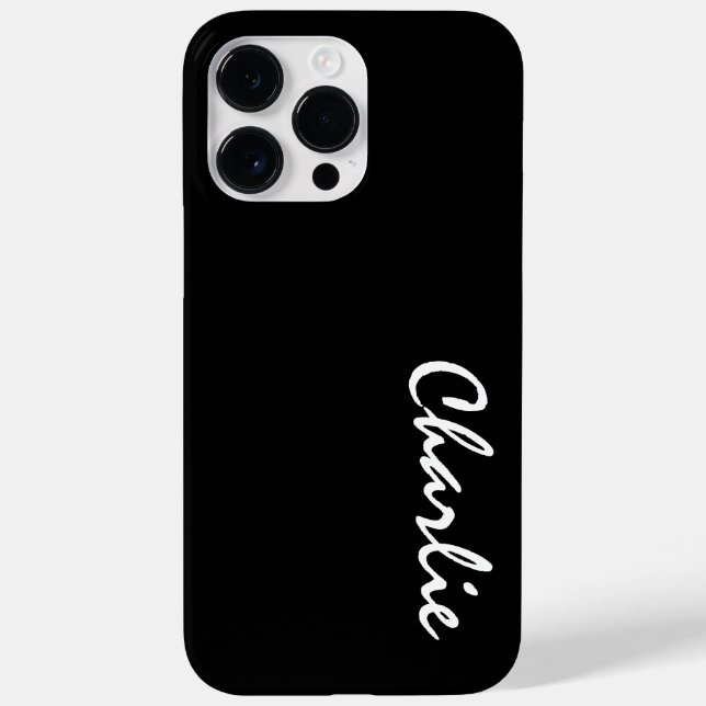 Nombre personalizado Funda iPhone 14 Pro Max (Reverso)