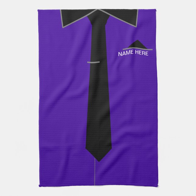 Nombre Personalizado Funny Business Kitchel Toalla (Vertical)