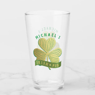 Nombre personalizado Gold Shamrock St Patrick's Da